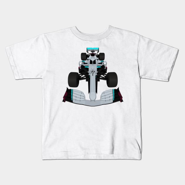 F1 car Kids T-Shirt by VENZ0LIC